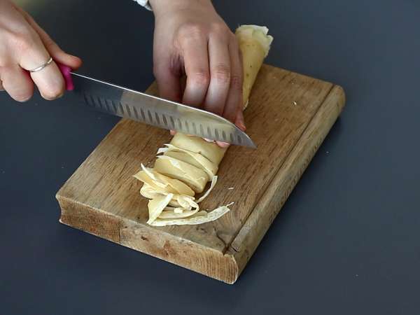 Palacinkové tagliatelle s čokoládou a arašidmi! - Príprava krok 5