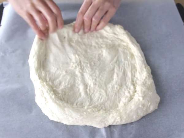 Vlhká pizza Margherita - Príprava krok 7