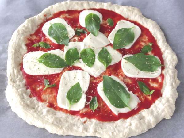 Vlhká pizza Margherita - Príprava krok 9