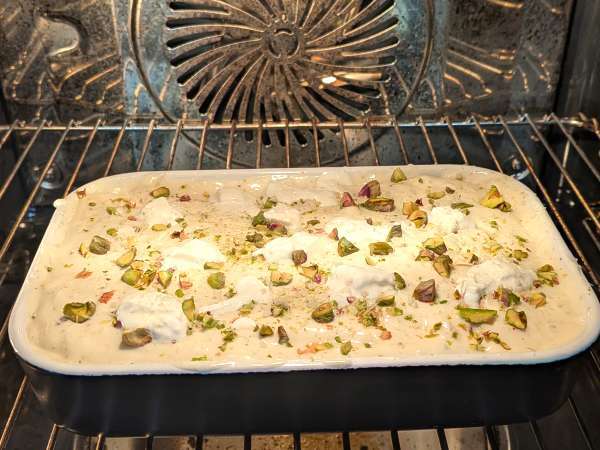 Lososové lasagne s burratou a krémovými, chrumkavými pistáciami - Príprava krok 8