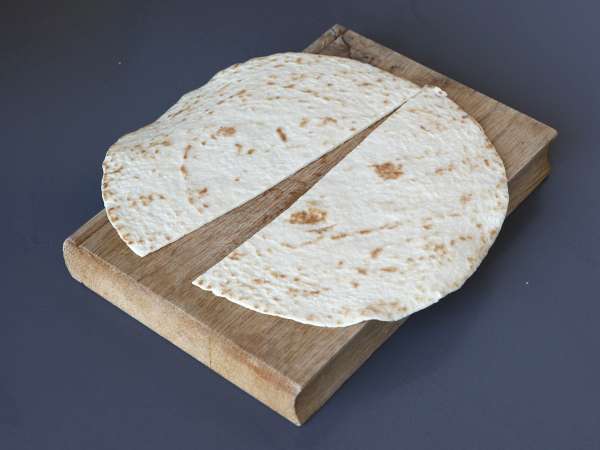 Tortilly pečené v rúre s quesadillou a pikantnou hovädzou náplňou - Príprava krok 3