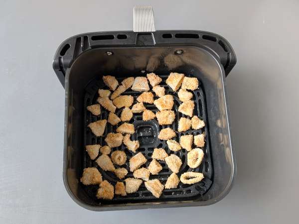 Krúžky kalamárov vo fritéze chrumkavé a ľahké - Príprava krok 6