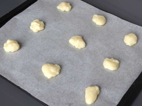 Mochi cookies s ube - Príprava krok 4