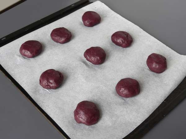 Mochi cookies s ube - Príprava krok 10