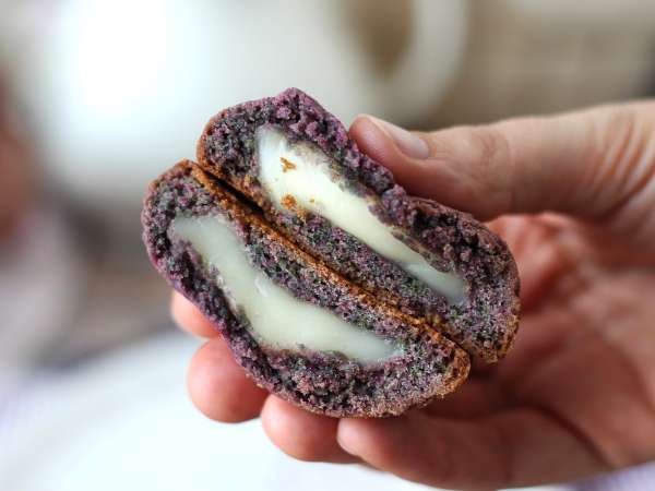 Mochi cookies s ube - Príprava krok 12