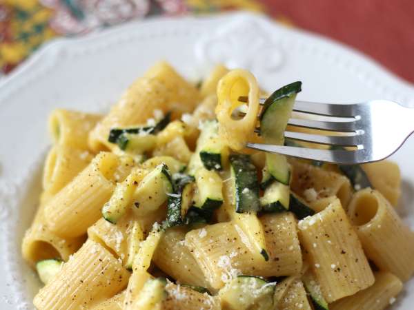 Cuketa Carbonara: jednoduchý vegetariánsky recept - Príprava krok 10