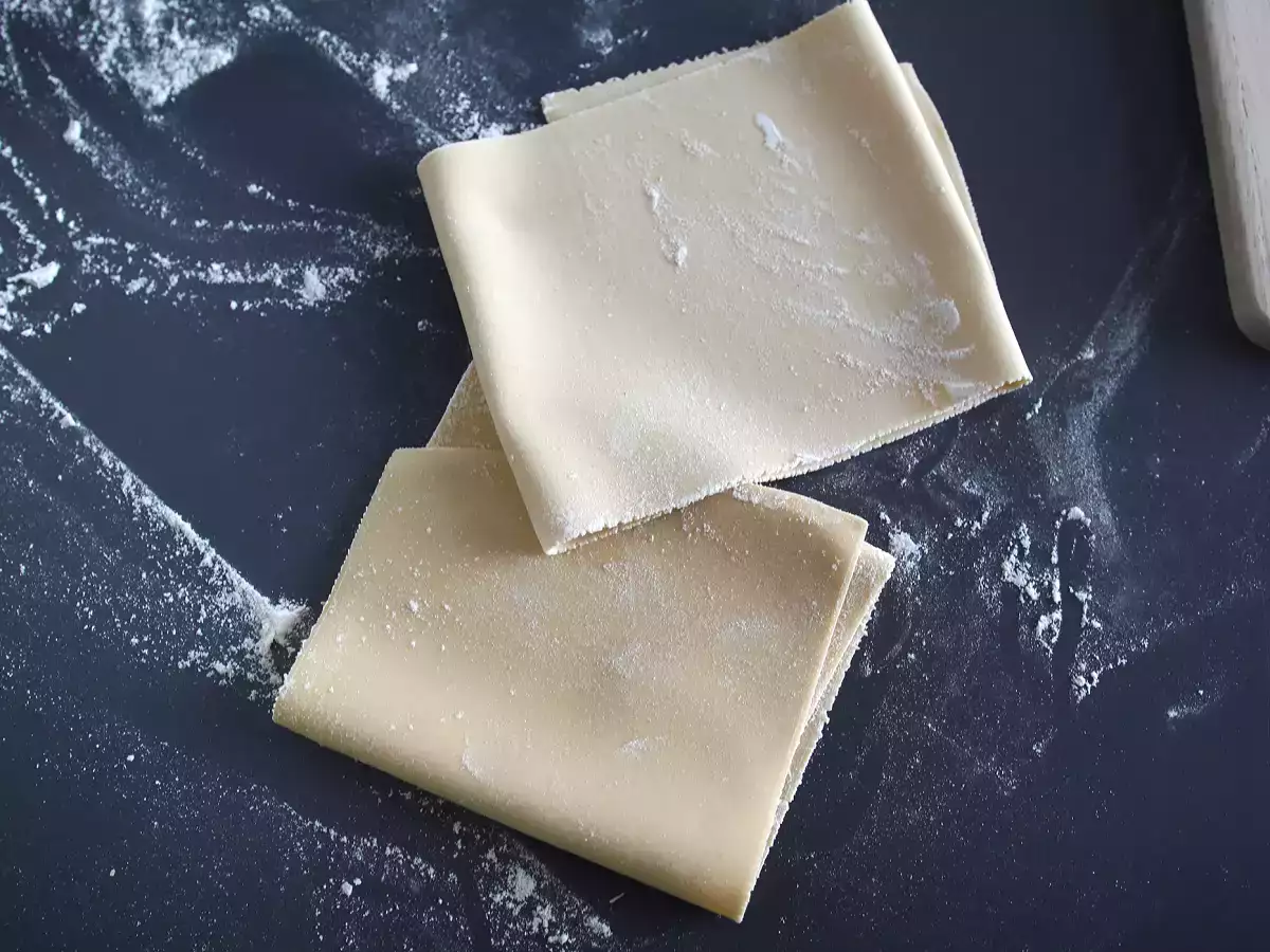 Ako pripraviť vaječné cestoviny na lasagne - foto 4