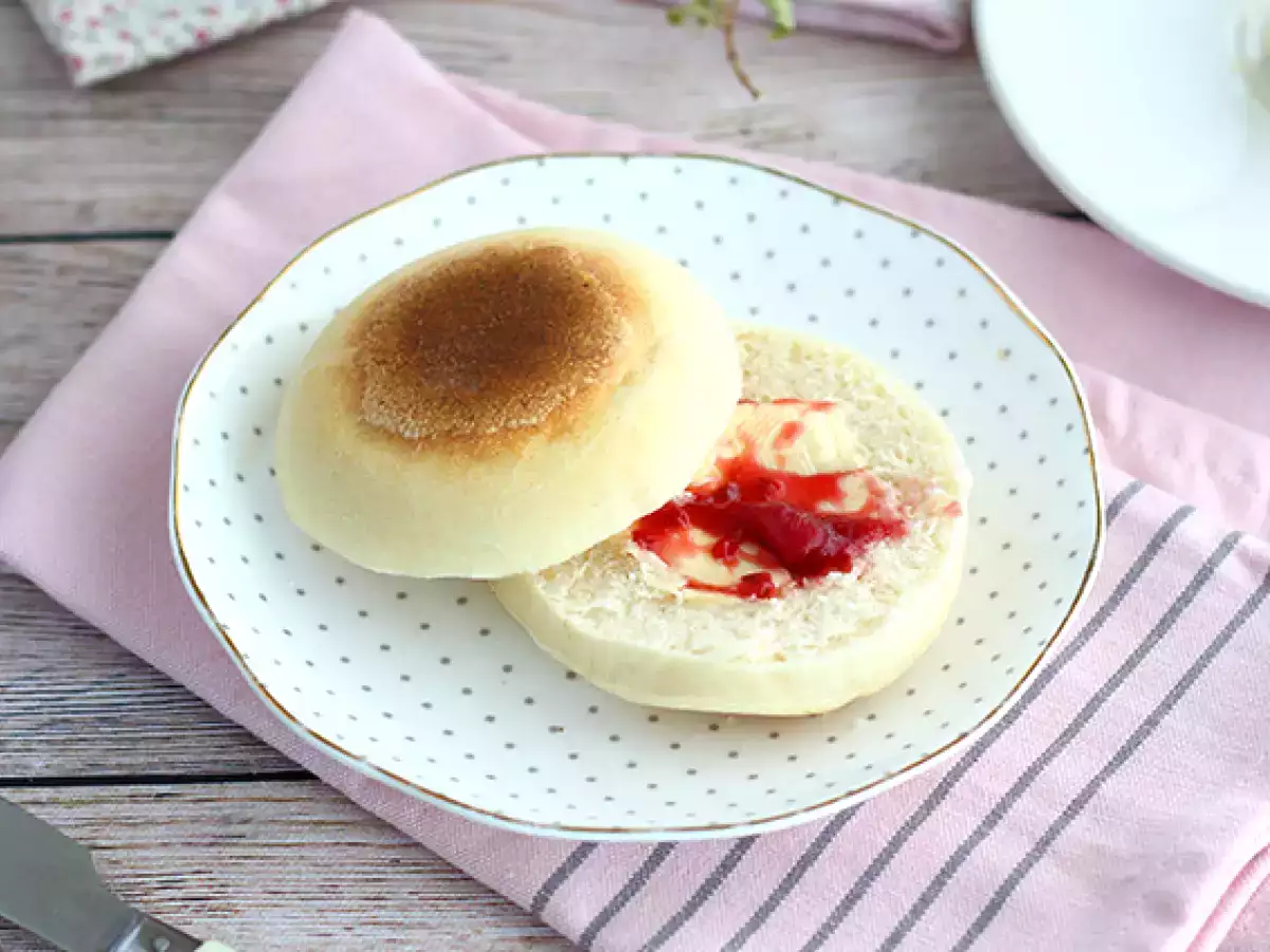 Anglické muffiny (jednoduché a vlhké) - foto 2