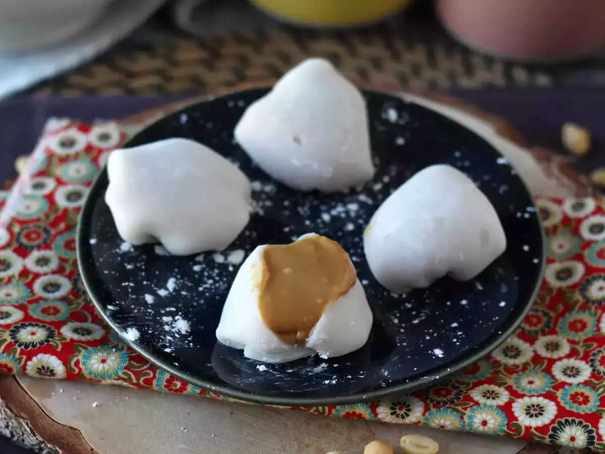 Arašidové maslo mochis