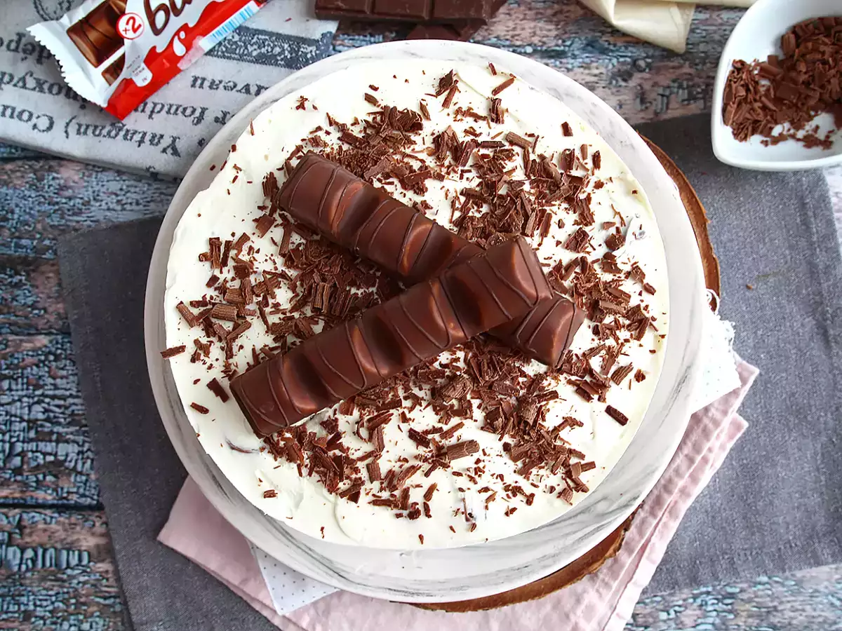 Báječný tvarohový koláč Kinder Bueno bez pečenia - foto 2
