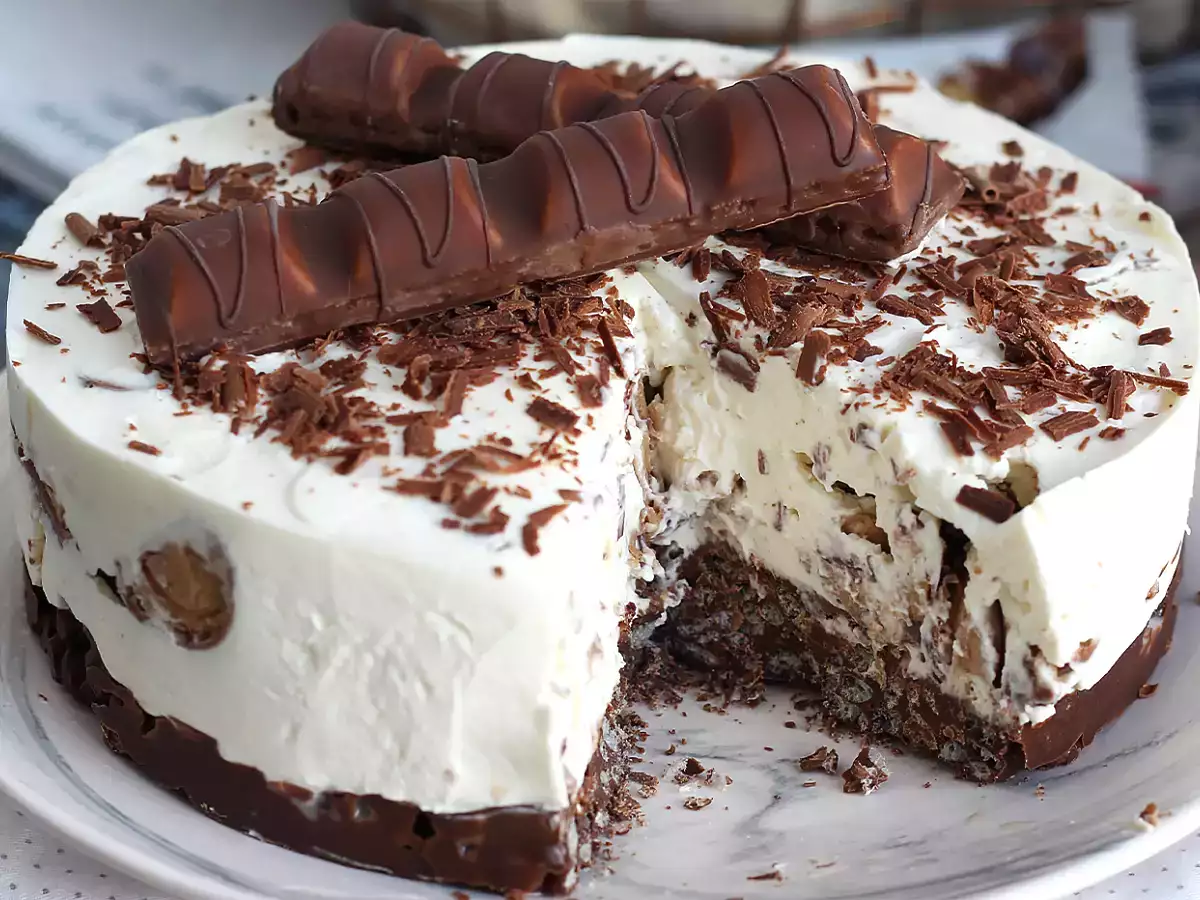 Báječný tvarohový koláč Kinder Bueno bez pečenia - foto 3