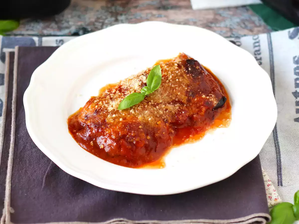 Baklažán parmigiana, tradičný recept vysvetlený krok za krokom! - foto 3