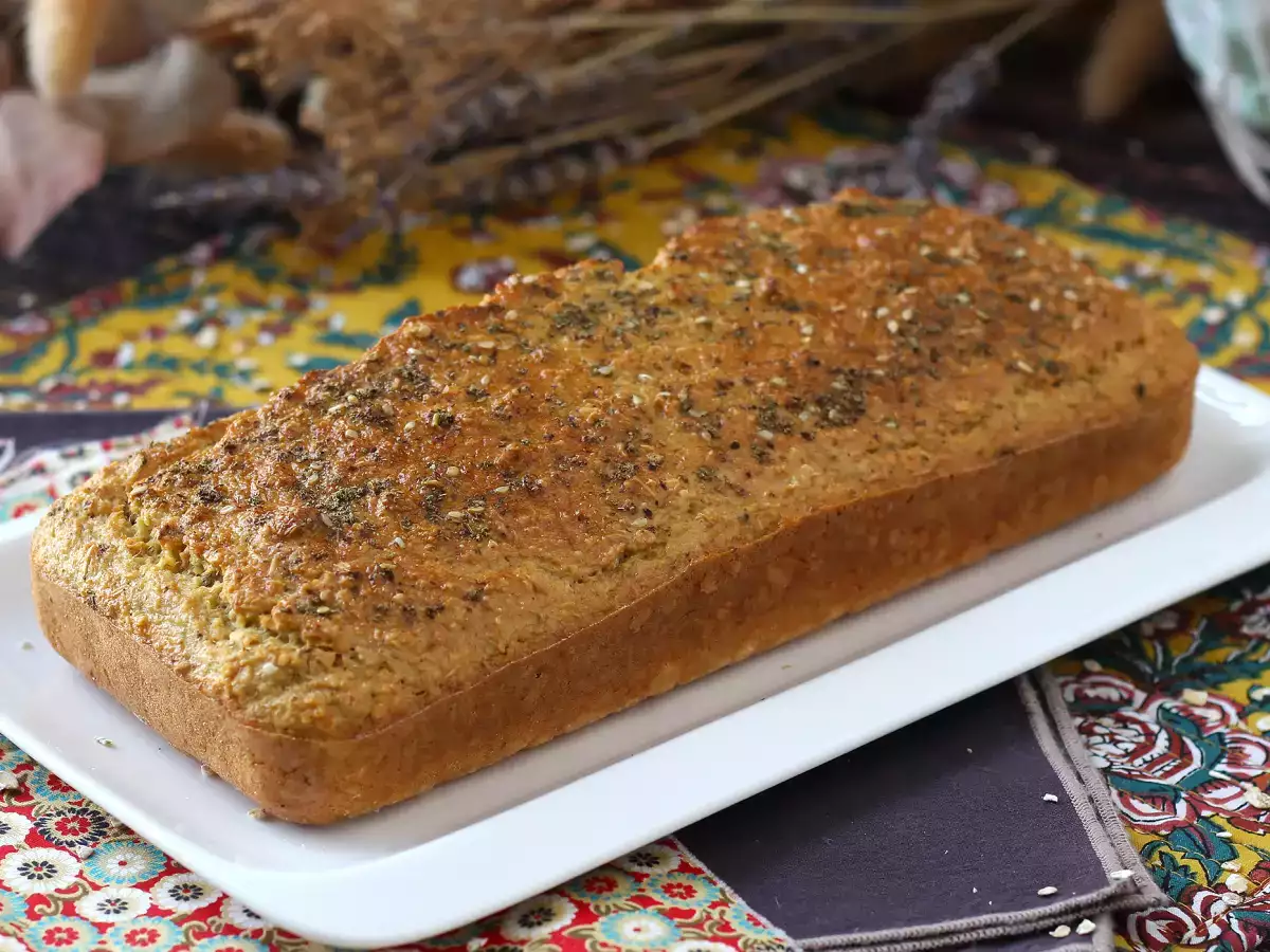 Bezlepkový ovsený chlieb s jogurtom a vajcami: zdravý a jednoduchý recept plný bielkovín - foto 3