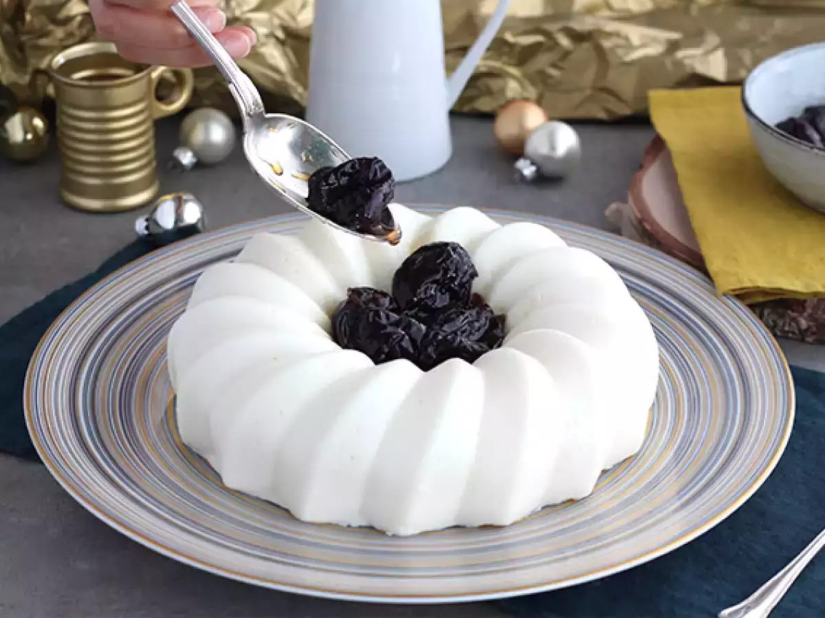 Blanc manger kokosové a slivkové coulis - foto 7