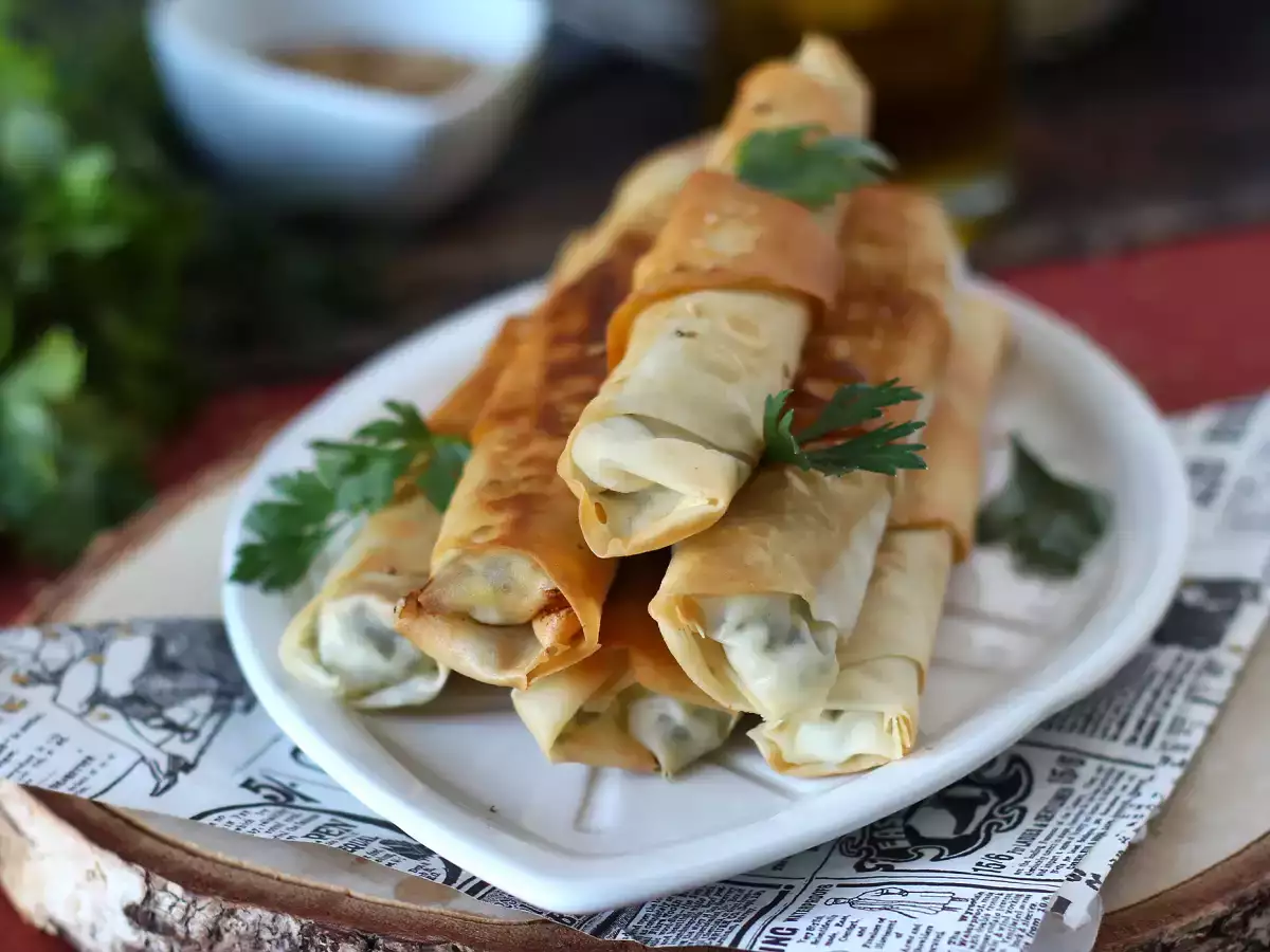 Börek so syrom feta a petržlenovou vňaťou - foto 3