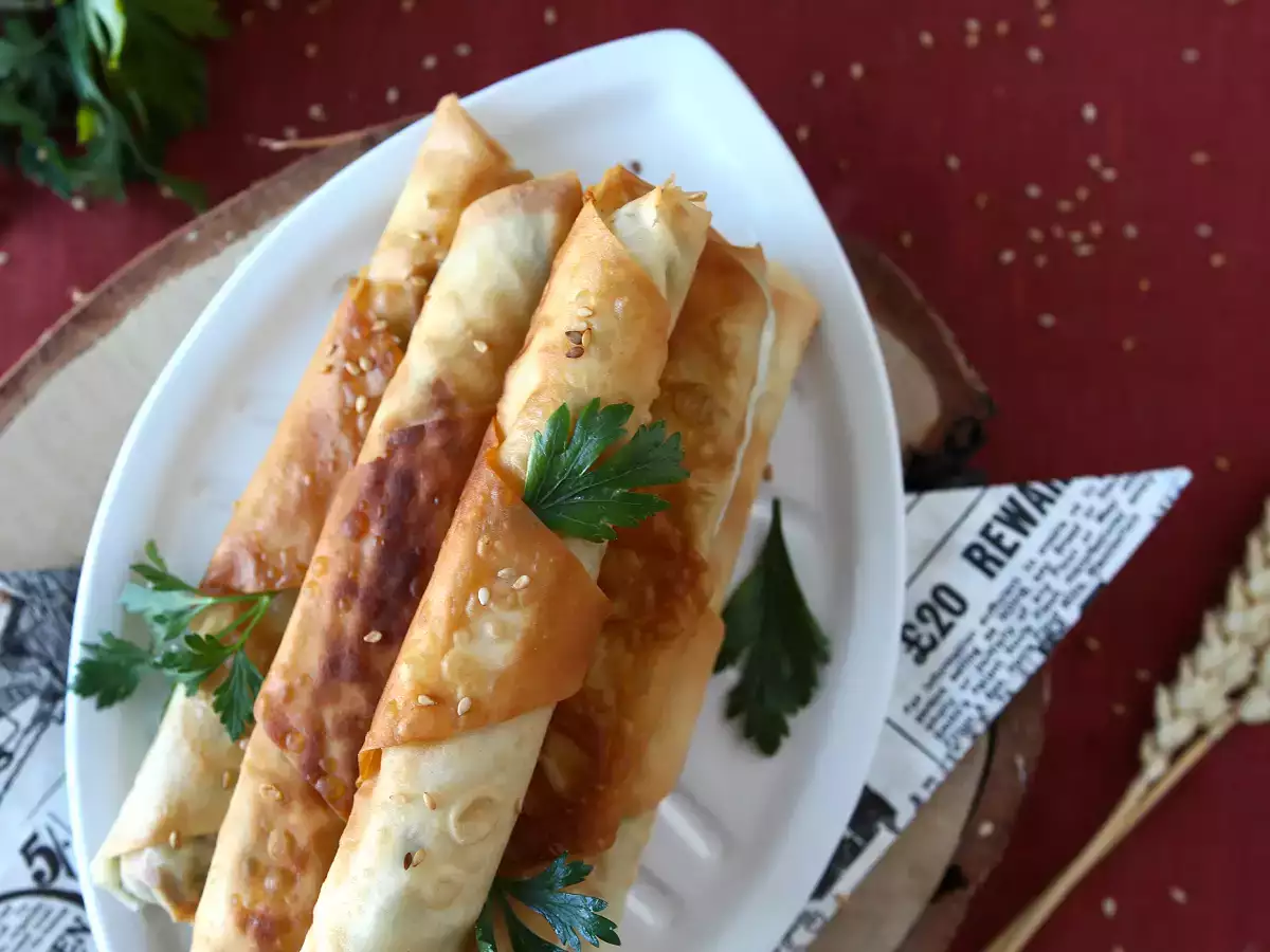 Börek so syrom feta a petržlenovou vňaťou - foto 4