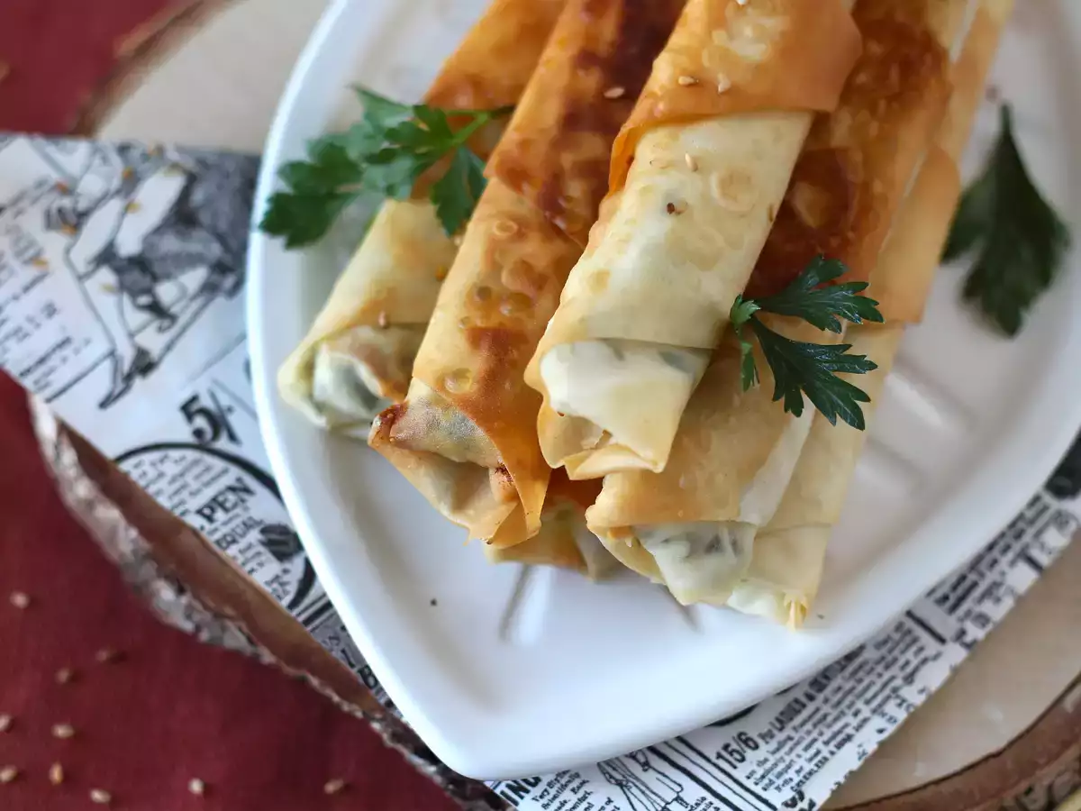 Börek so syrom feta a petržlenovou vňaťou - foto 6