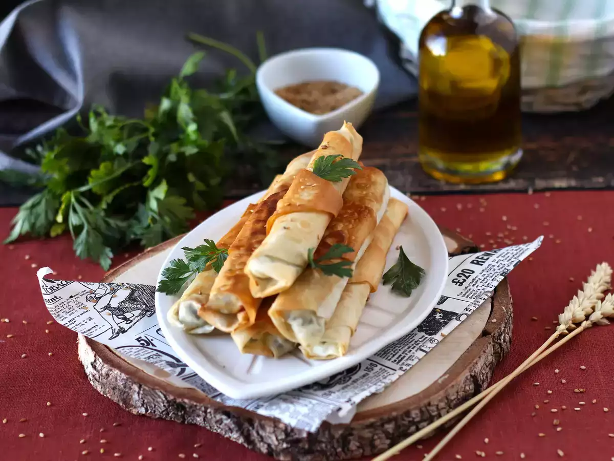 Börek so syrom feta a petržlenovou vňaťou - foto 7
