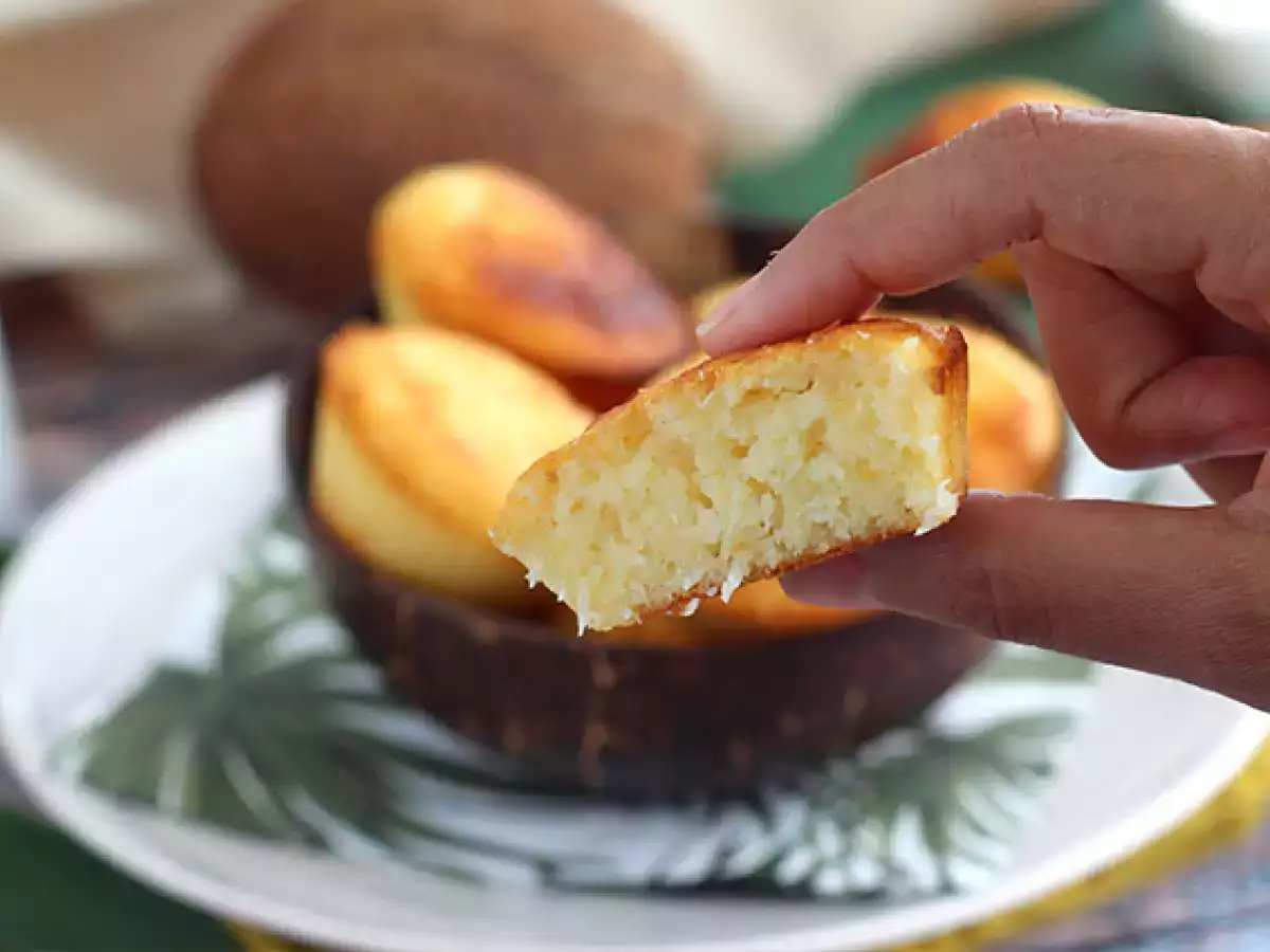 Brazílske kokosové muffiny - Queijadinhas - foto 3