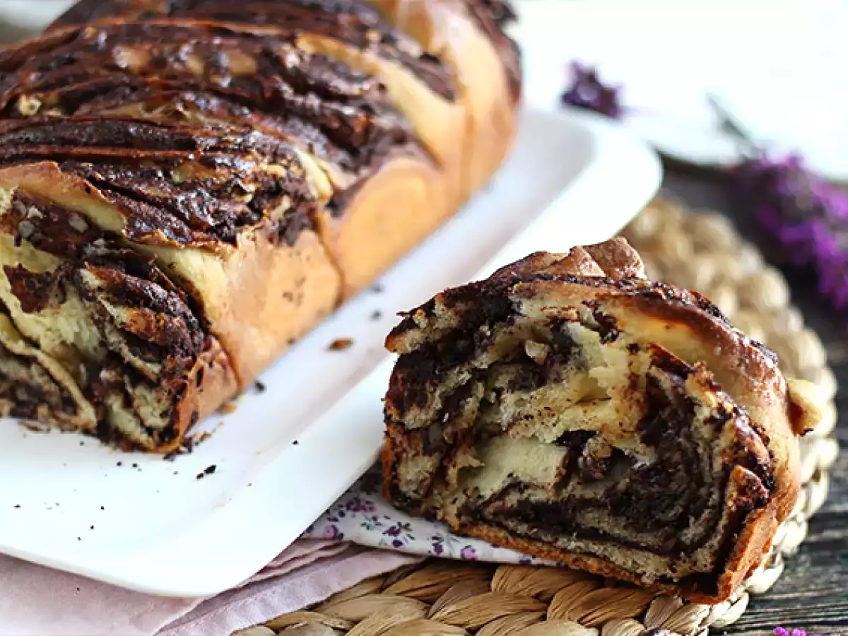 Brioška Babka s čokoládou a lieskovými orieškami - foto 2