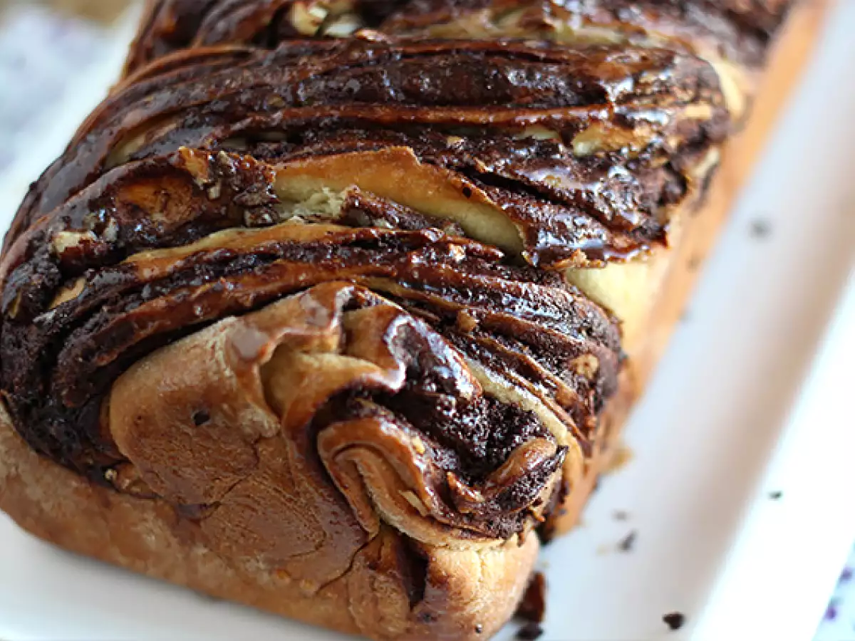 Brioška Babka s čokoládou a lieskovými orieškami - foto 5