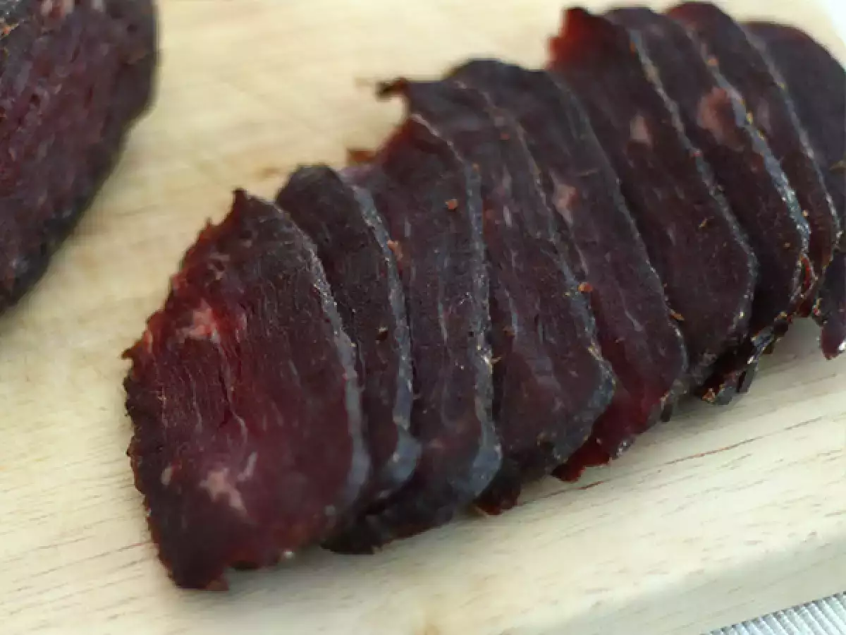 Bündnerfleisch alebo sušené hovädzie mäso - foto 2