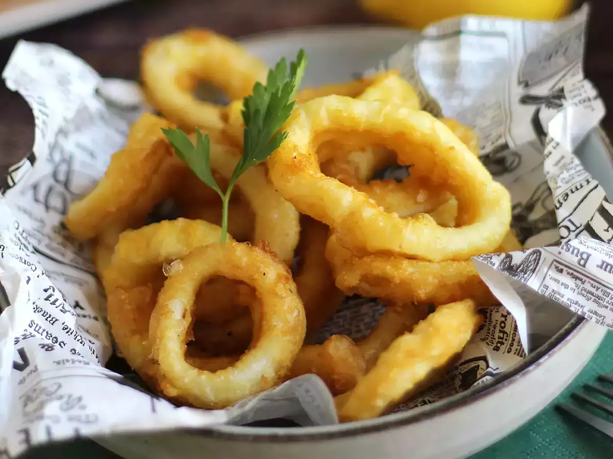Calamares a la romana - chobotnice v cestíčku - foto 3