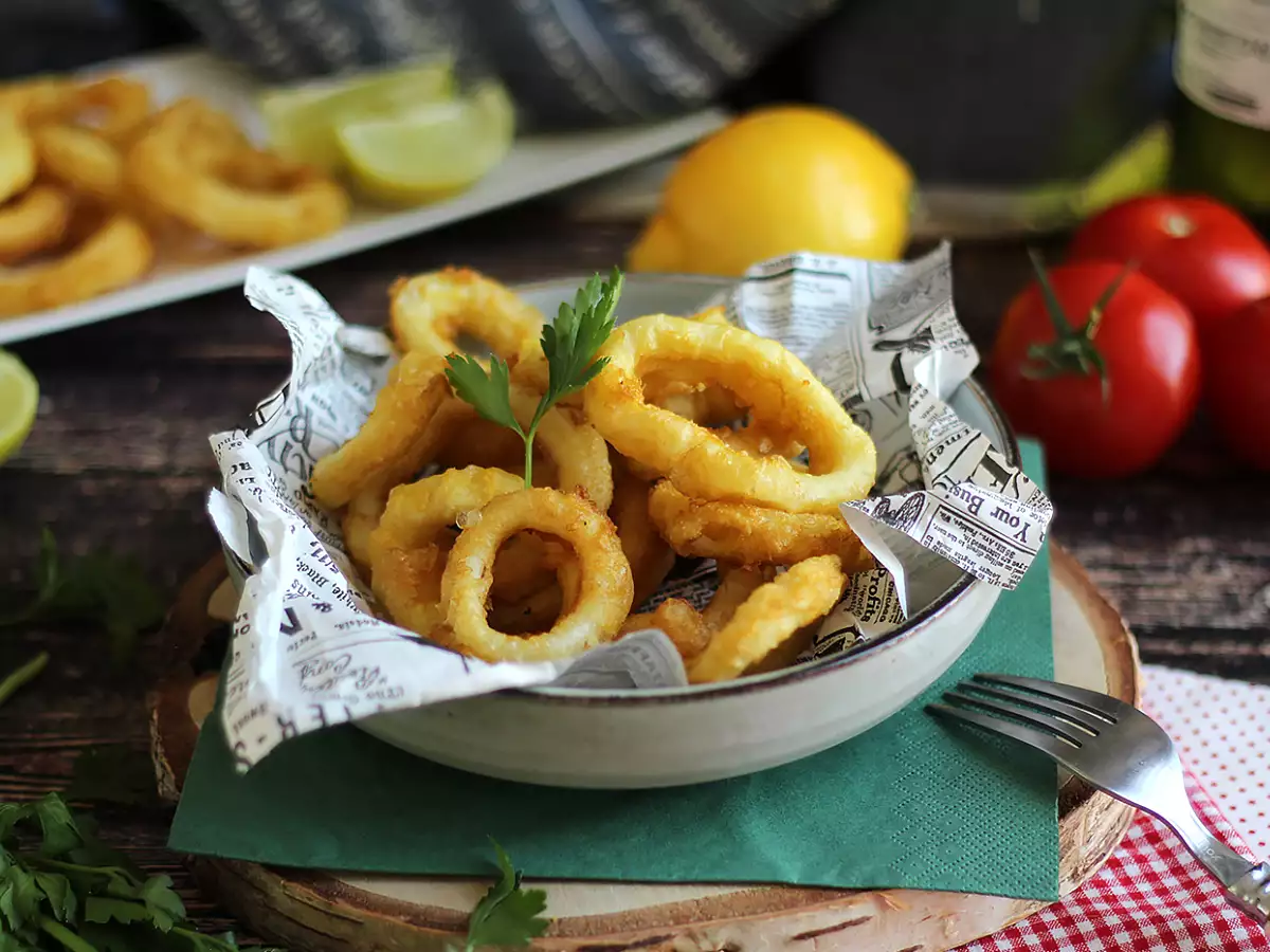 Calamares a la romana - chobotnice v cestíčku - foto 4