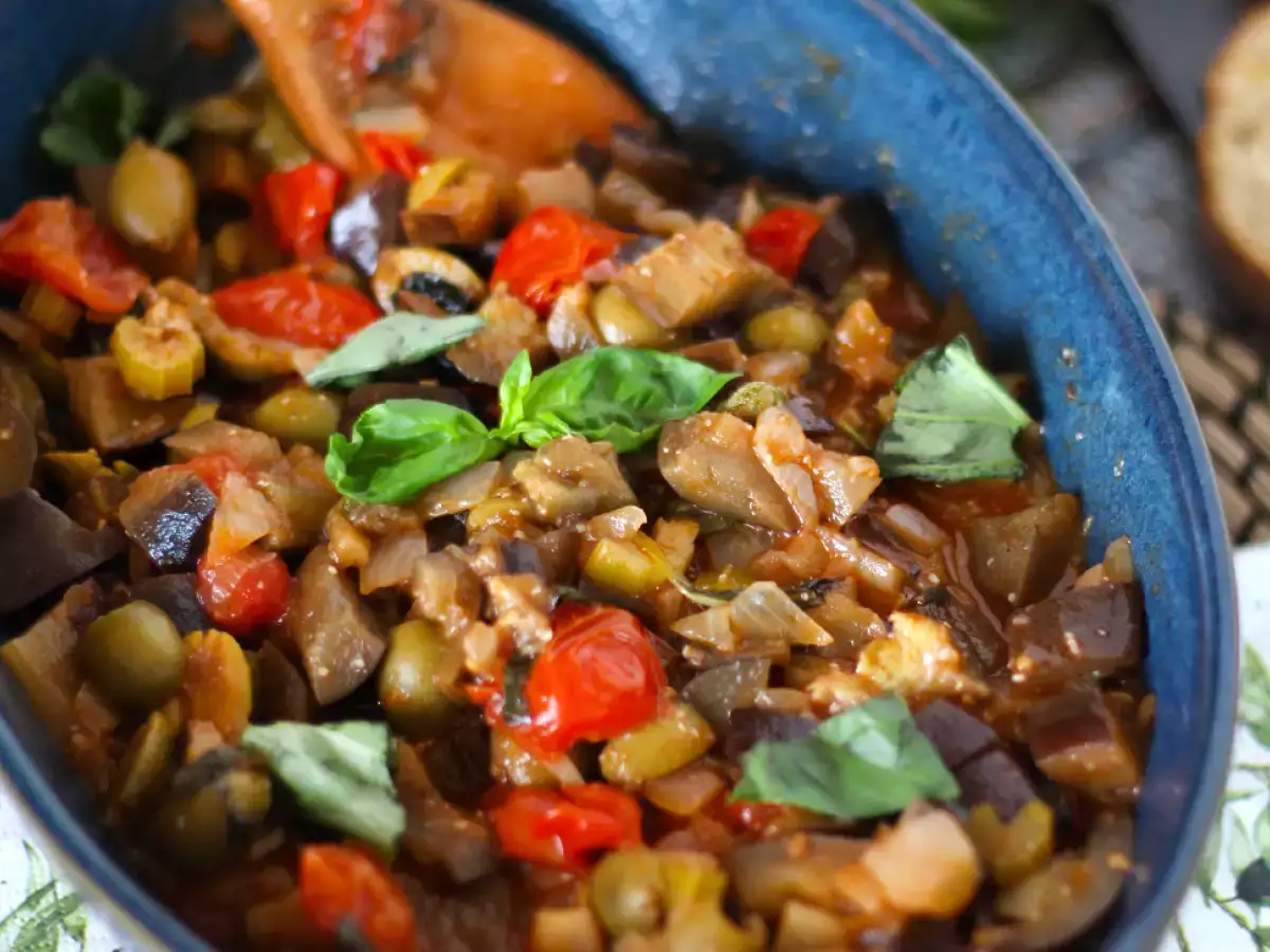 Caponata siciliana, neprekonateľný rýchly a jednoduchý taliansky recept - foto 2