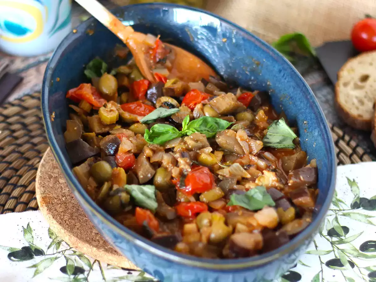 Caponata siciliana, neprekonateľný rýchly a jednoduchý taliansky recept - foto 4