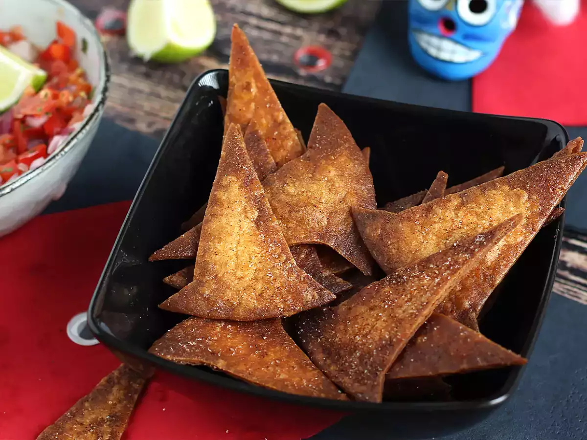 Čarodejnícke klobúky - tortilla chipsy