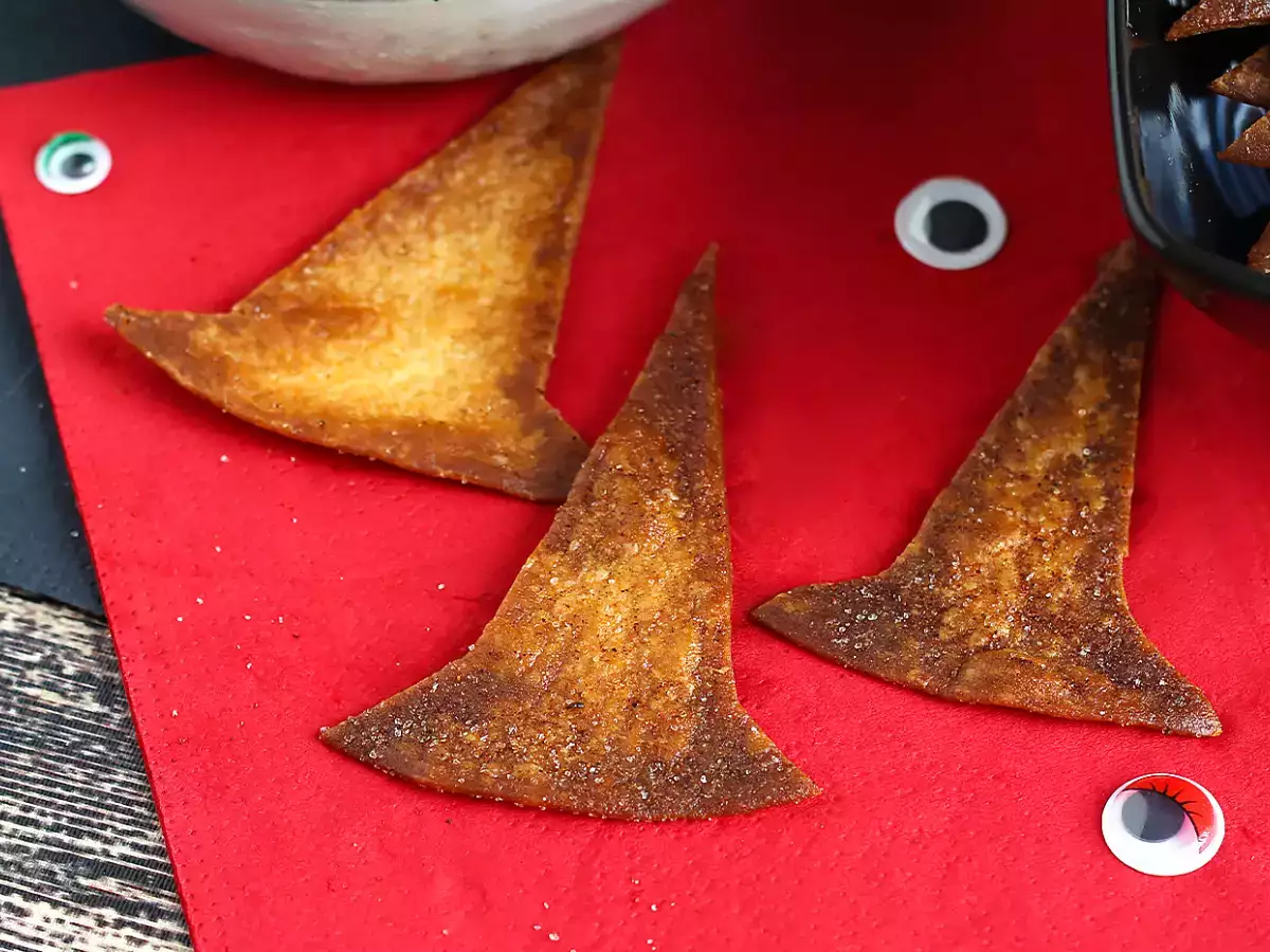 Čarodejnícke klobúky - tortilla chipsy - foto 3