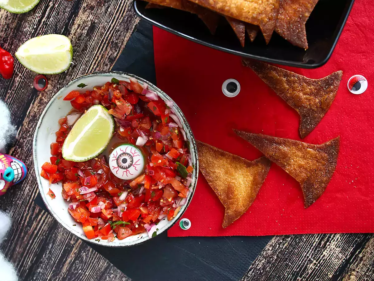 Čarodejnícke klobúky - tortilla chipsy - foto 4