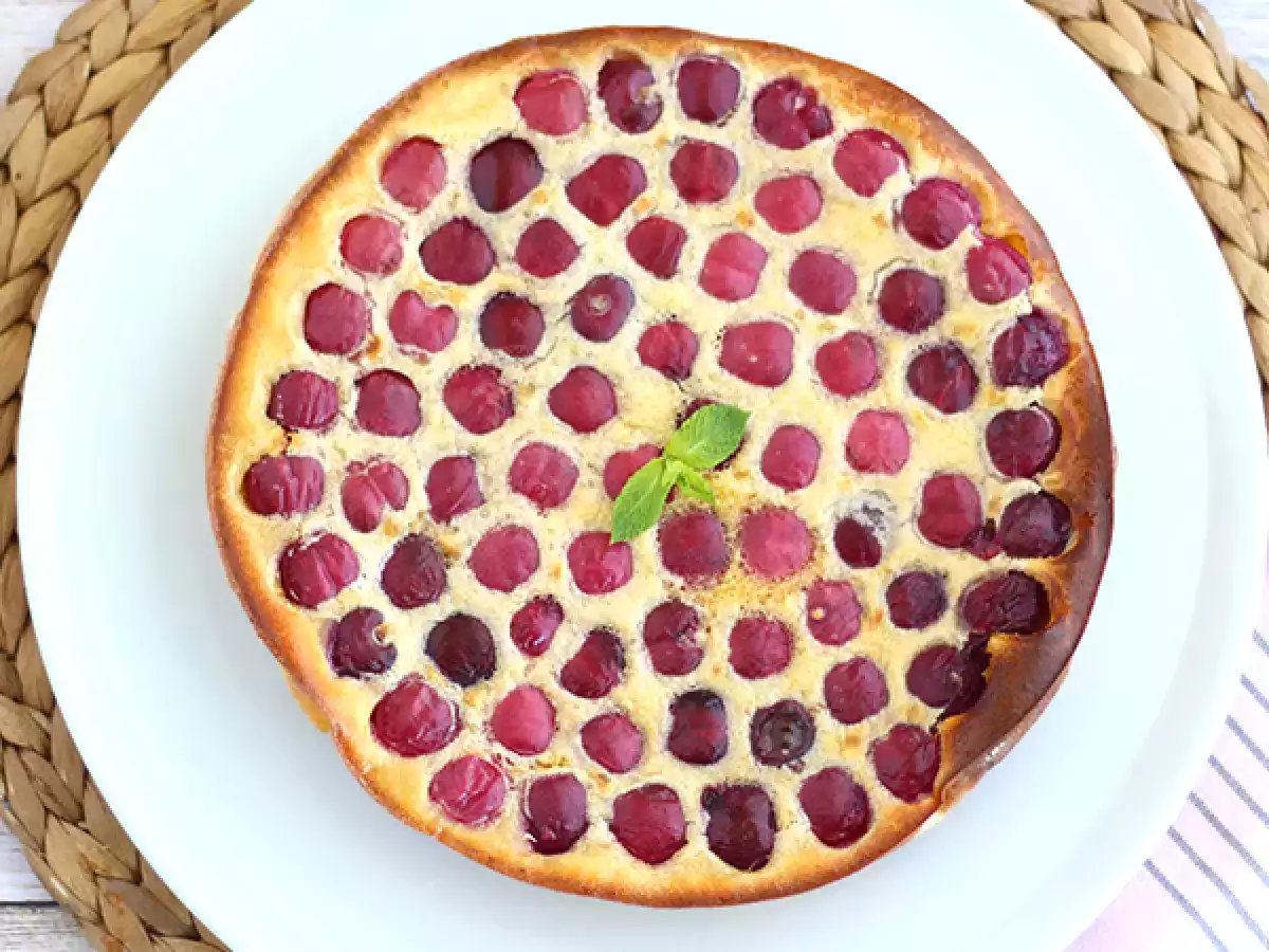 Čerešňový clafoutis, mimoriadne roztápajúca sa klasika