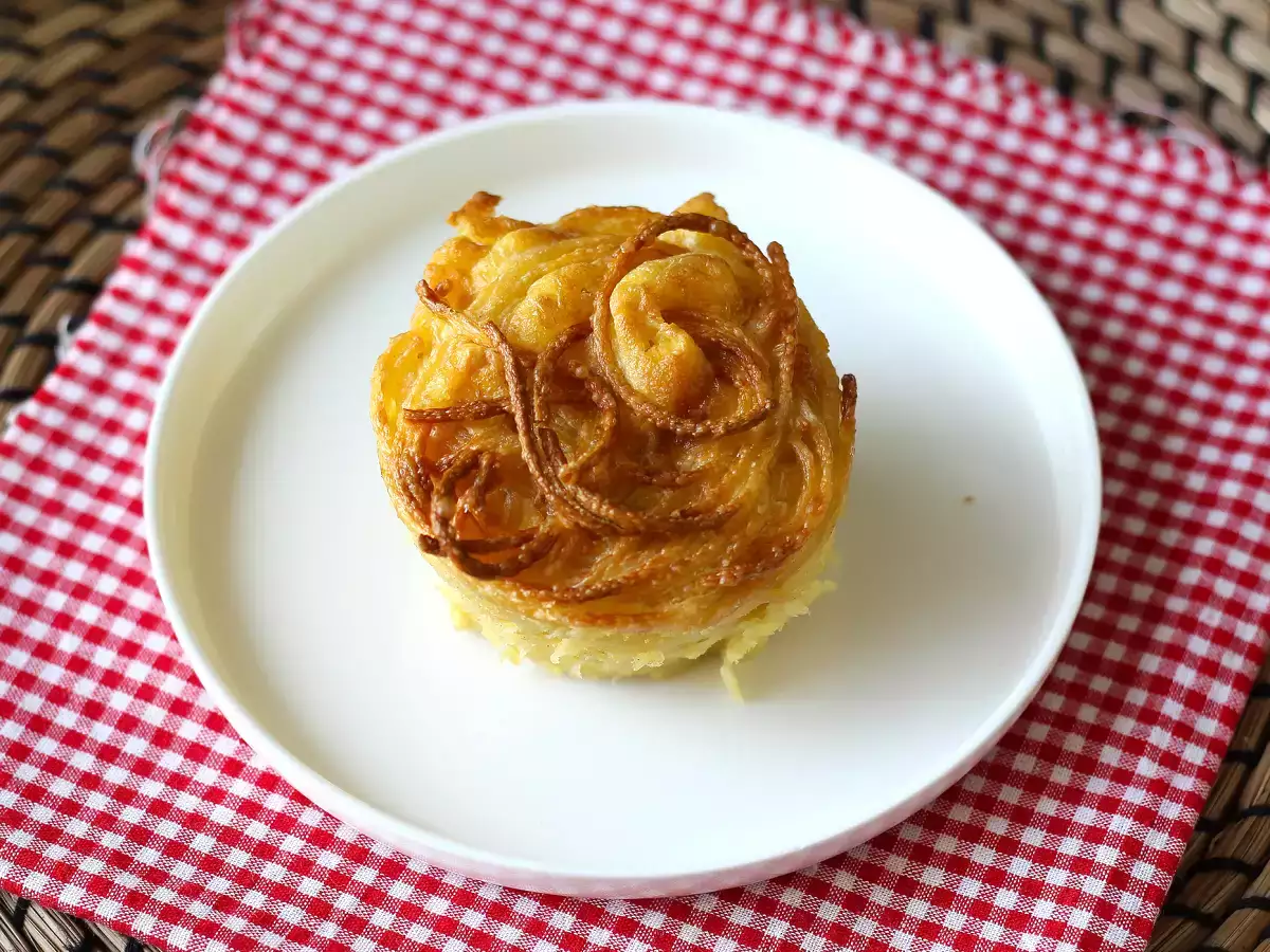 Cestovinová omeleta vo fritéze - foto 3