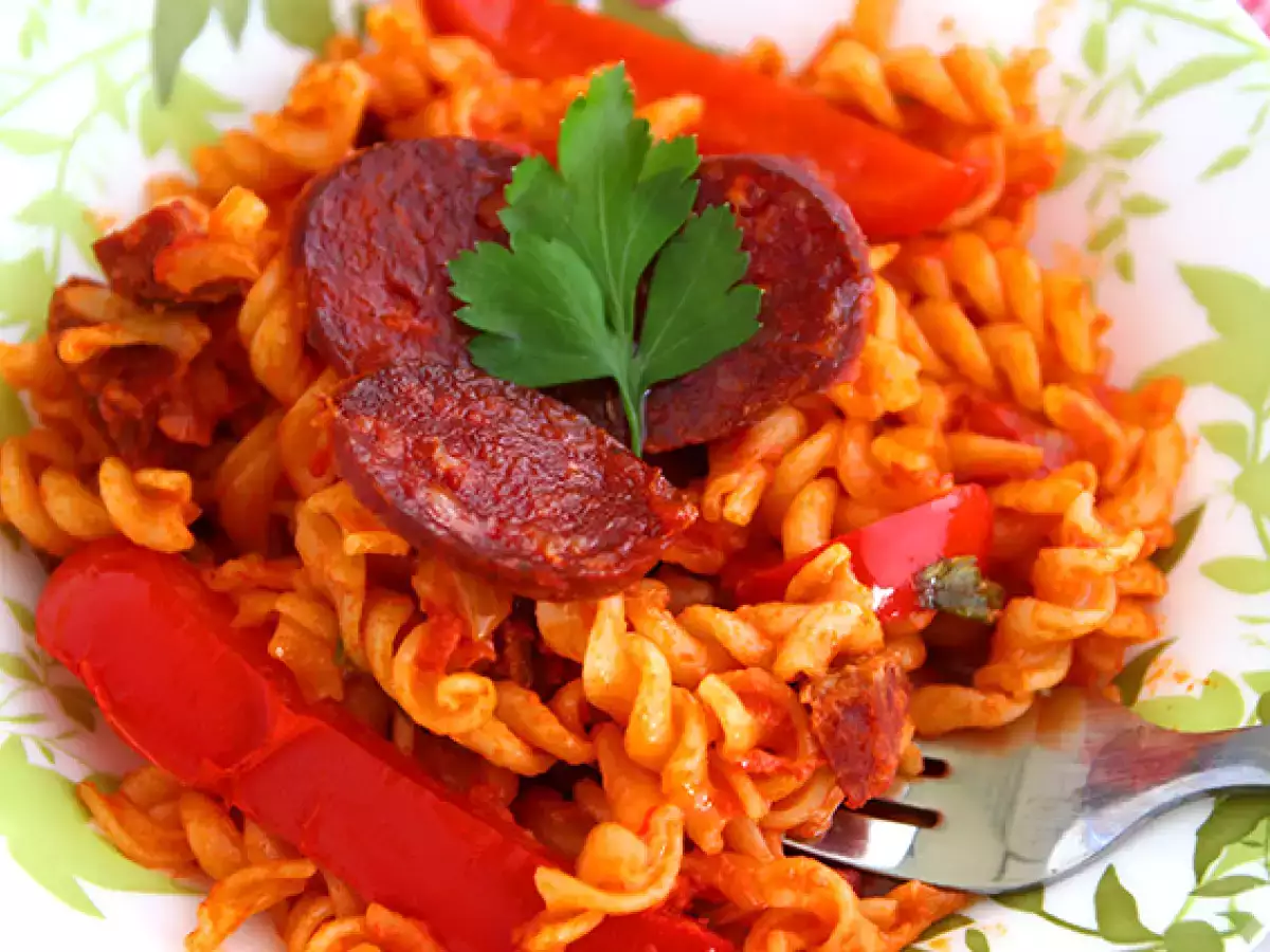 Cestoviny s chorizom - foto 2