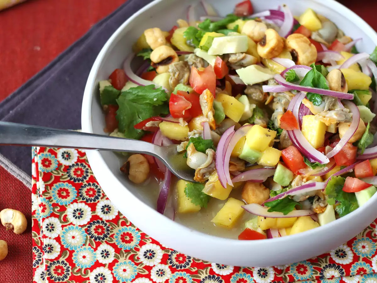 Ceviche s konzervovanými kohútmi - foto 2