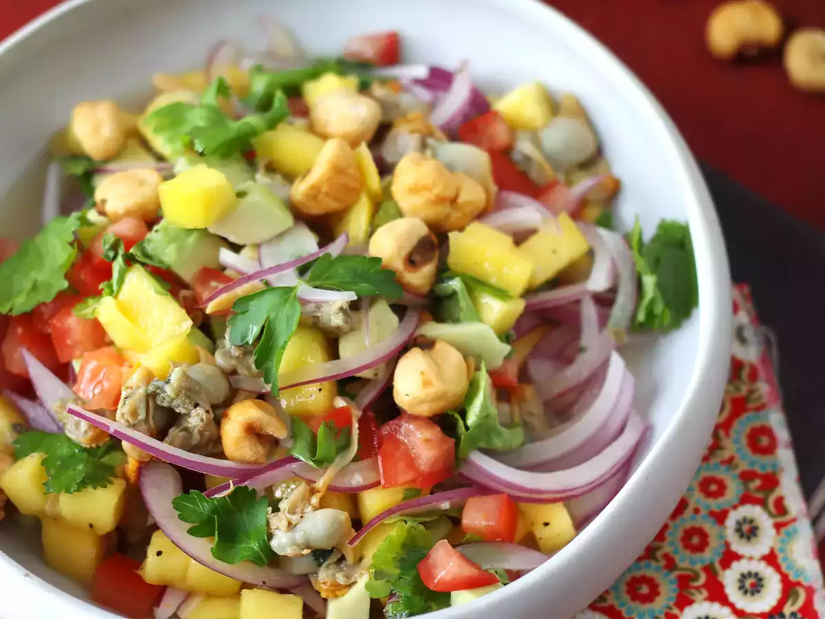 Ceviche s konzervovanými kohútmi - foto 3