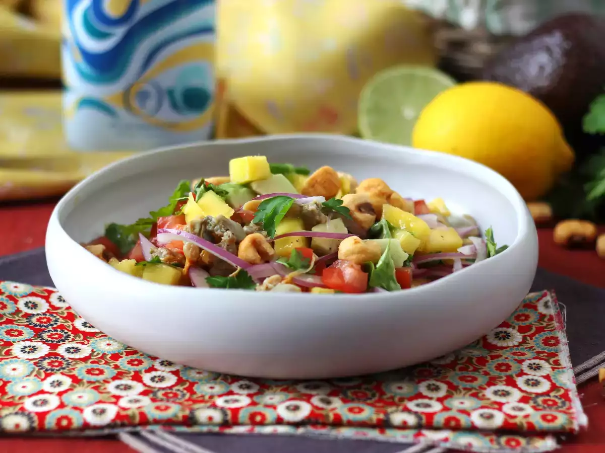 Ceviche s konzervovanými kohútmi - foto 4