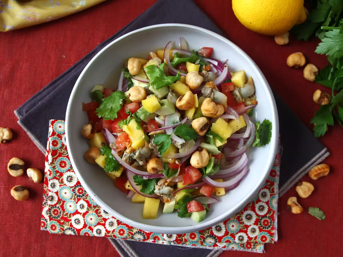 Ceviche s konzervovanými kohútmi - foto 5
