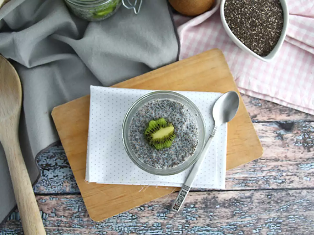 Chia puding s kiwi - foto 3