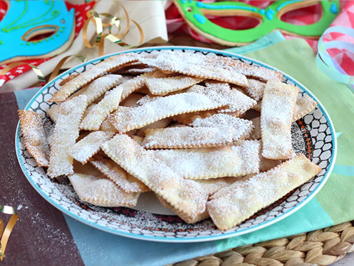 Chiacchiere di carnevale - talianske pečené bugne - foto 3