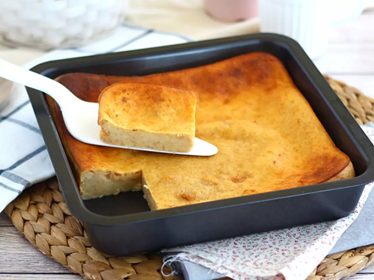 Chlebový puding (rýchly a jednoduchý)