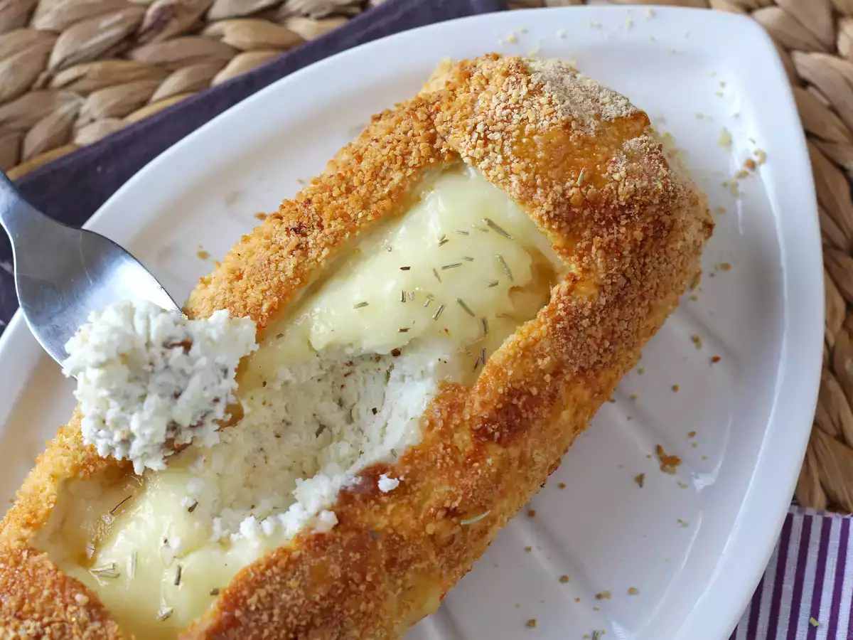 Chrumkavá, v ústach sa topiaca kozia syrová guľatina zapekaná vo fritéze Air Fryer: absolútny komfort! - foto 3