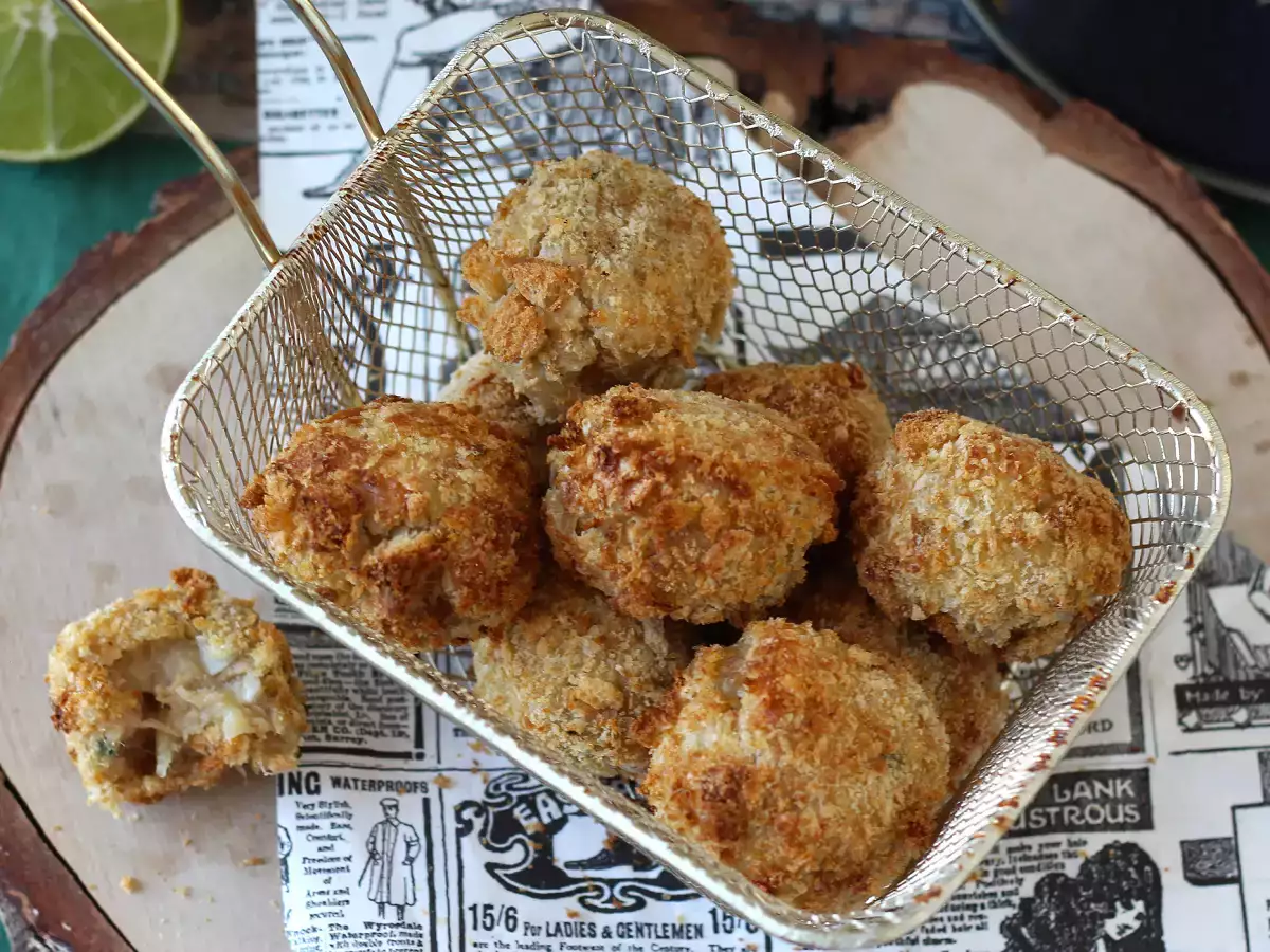 Chrumkavé tuniakové koláčiky vo fritéze: neodolateľný predkrm! - foto 4
