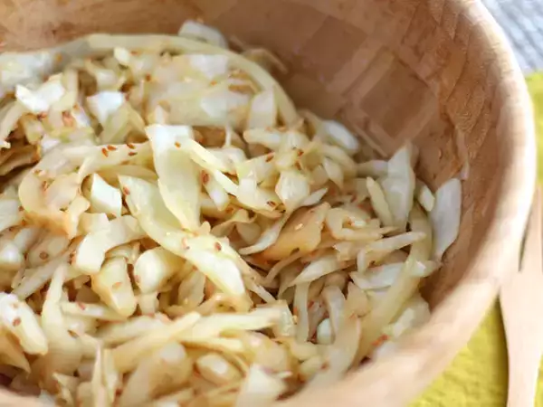 Recept Chrumkavý kapustový šalát v japonskom štýle
