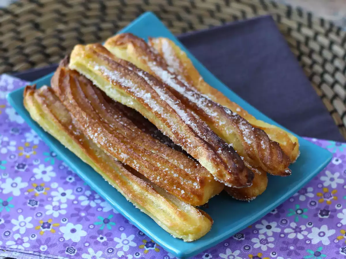 Churros pripravené vo fritéze na vzduchu - foto 2