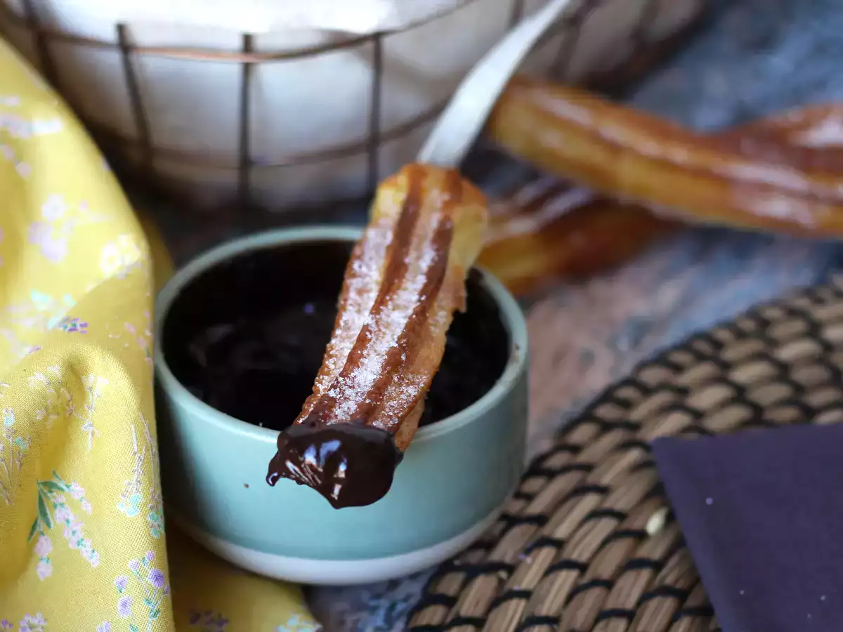 Churros pripravené vo fritéze na vzduchu - foto 3