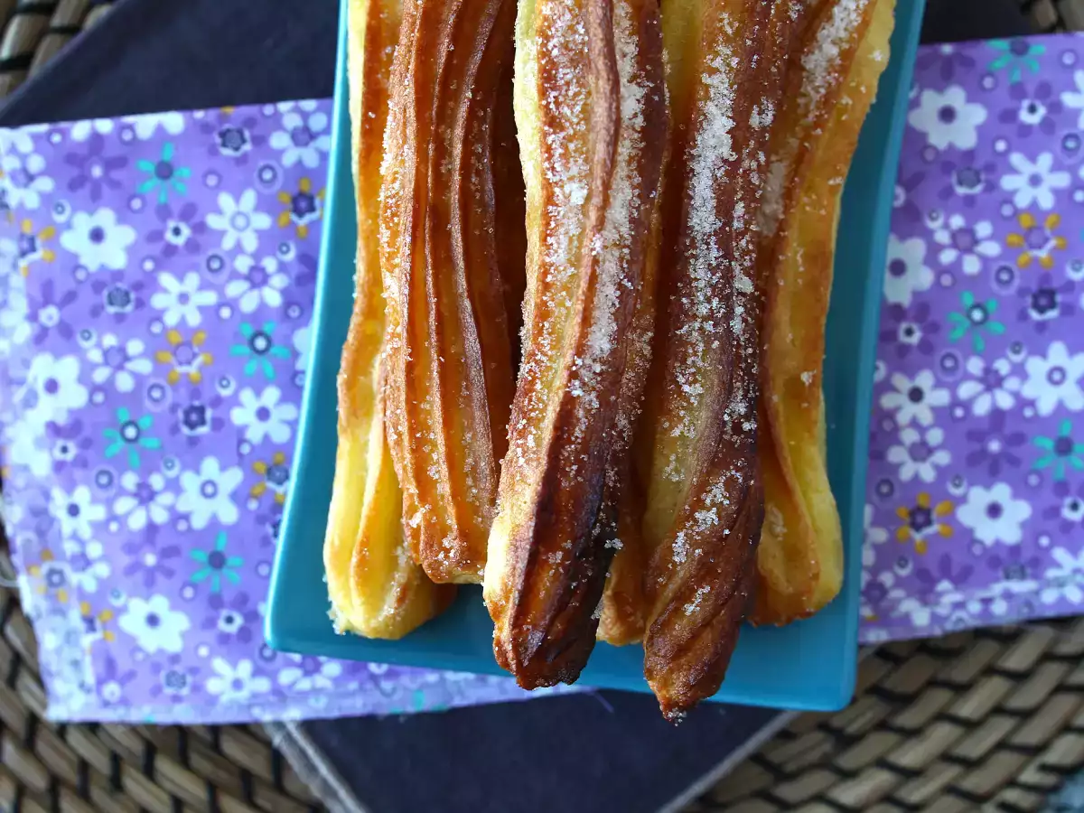 Churros pripravené vo fritéze na vzduchu - foto 4