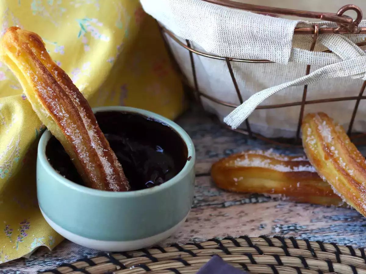 Churros pripravené vo fritéze na vzduchu - foto 5